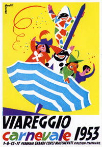 Manifesto Carnevale Viareggio 1953