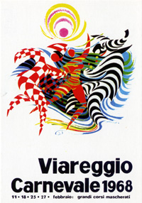 Manifesto Carnevale Viareggio 1968