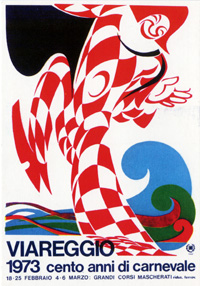 Manifesto Carnevale Viareggio 1973