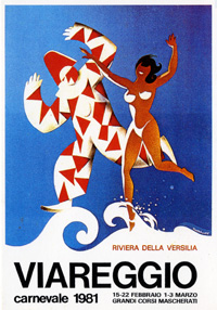 Manifesto Carnevale Viareggio 1981