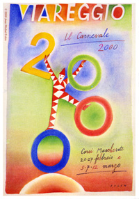 Manifesto Carnevale Viareggio 2000